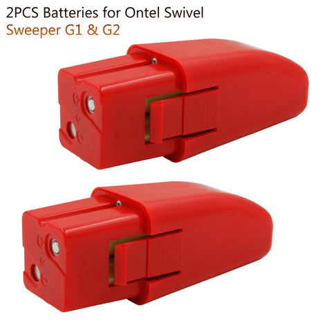 2 pièces/lot 7.2V 2000mAh NiMH batterie Rechargeable pour aspirateur Ontel pivotant balayeuse G1 & G2 pièces d'aspirateur ► Photo 1/6