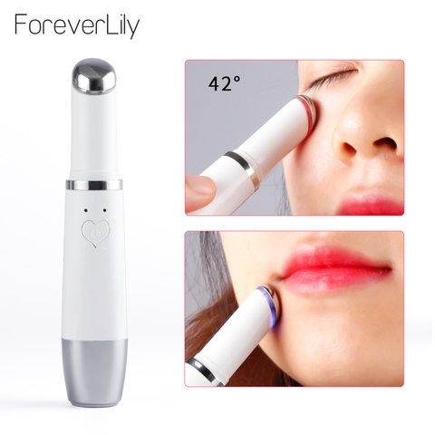 Mini stylo de Massage électrique pour les yeux, bâton magique pour le visage, Anti-sac, Anti-rides, outil de beauté pour les yeux ► Photo 1/6