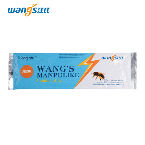 Wangshi – bande Fluvalinate Manpulike, 20 bandes, Type purifié, contrôle instantané des acariens, Varroa ► Photo 1/2