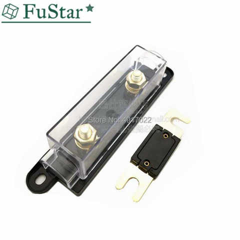 2 pièces ANL porte-Fusible Fusible à visser porte-Fusible automobile lien Fusible avec Fusible 40A 60 80 100 120 225 275 300 400A 450A 500 AMP ► Photo 1/4