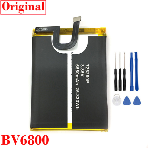 Batterie pour Blackview Pro, 100% mAh BV6800, étanche IP68, MT6750T, haute qualité, avec numéro de suivi, 6580 d'origine ► Photo 1/4