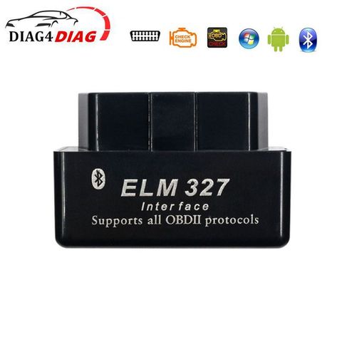 MINI ElM327 Scanner de voiture, outils de Diagnostic de voiture, Interface de lecteur de code Bluetooth V2.1 pour Android Torque Windows Symbian ► Photo 1/6