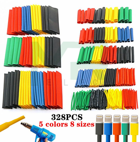 530 pcs/Gaine Thermorétractable Isolation Rétractable Tube Assortiment Électronique Polyoléfine 2:1 thermorétractable tube ► Photo 1/6