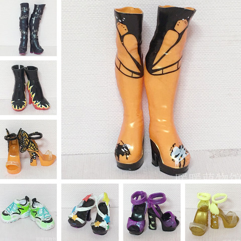 Chaussures pour poupée arc-en-ciel, grande sœur Poopsie licorne, bottes pour poupée, 30cm, maison de jeu, maquillage, cadeau pour filles, 1/6 ► Photo 1/6