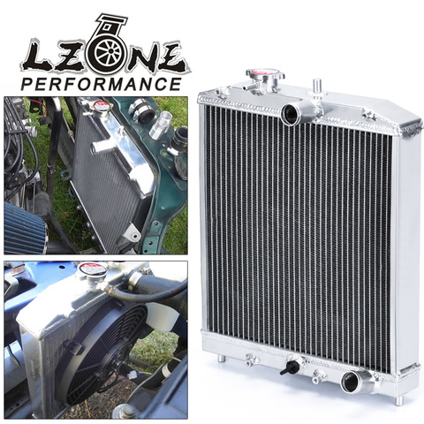 LZONE - 3 rangée 52MM plein radiateur en aluminium pour HONDA CIVIC B18C/B16A MT 32MM IN/OUT JR-SX104 ► Photo 1/6