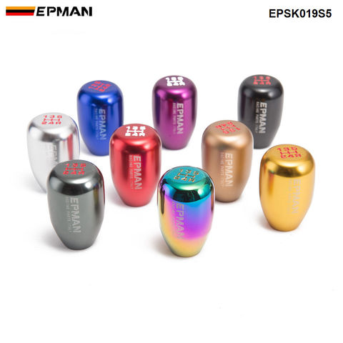 EPMAN Sport pommeau de vitesse automatique de voiture, 5 vitesses, bouton manette de vitesse, levier de vitesse automatique, EPSK019S5 ► Photo 1/6