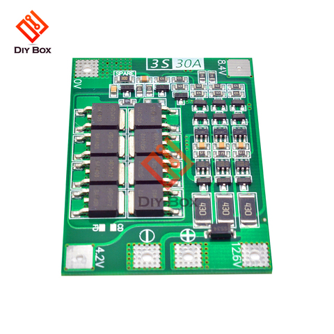 BMS 3S 4S 25A 30A 40A 60A 18650 Li-ion chargeur de batterie au Lithium carte de Protection de module de carte pcb 11.1/12.6/14.8/16.8V Balance/améliorer ► Photo 1/6