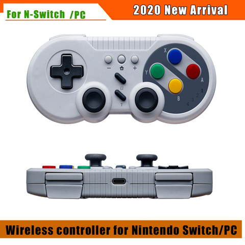 2022 plus récent contrôleur sans fil Bluetooth NS pour Nintendo Switch Machine de jeu pour commutateur Pro sans fil contrôleur PC poignée ► Photo 1/6