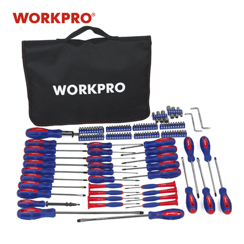 WORKPRO – jeu de tournevis multifonctions 130 en 1, outils de réparation pour téléphones, jeu de tournevis de précision ► Photo 1/4