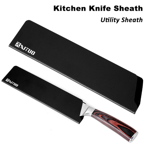 XITUO gaine pour couteau de Chef Santoku Sushi Sashimi tranchage pour couperet, 8 