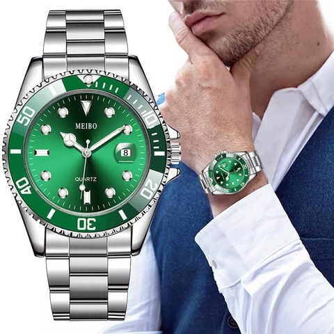 Montre hommes Quartz horloge mode sport acier inoxydable Montre pour hommes Date haut marque Montre Homme Relogio Masculino Zegarek Meski ► Photo 1/6
