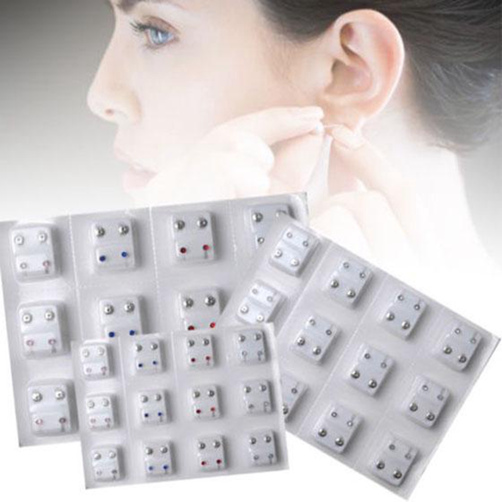 Boucles d'oreilles de Piercing chirurgical en acier, 24 pièces, pour outil de pistolet de perçage ► Photo 1/5