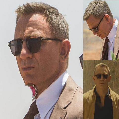 2022James Bond lunettes de soleil hommes marque lunettes de soleil de créateur femmes Super Star célébrité conduite lunettes de soleil Tom pour hommes lunettes ► Photo 1/6