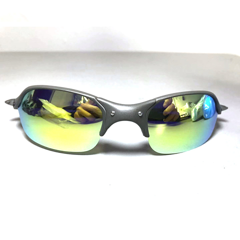 Lunettes de soleil polarisantes pour hommes, monture en alliage, UV400, cyclisme, oculos ciclismo D4B ► Photo 1/6