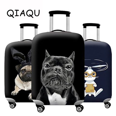 Accessoires de voyage couvercle de valise motif Animal bagages housse de protection bande dessinée élastique sac à poussière étui pour 18-32 pouces fermeture à glissière ► Photo 1/6