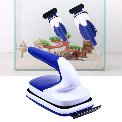 Brosse magnétique flottante pratique pour Aquarium, grattoir à algues en verre, outil de nettoyage de vitres d'aquarium, brosse à aimants ► Photo 1/6