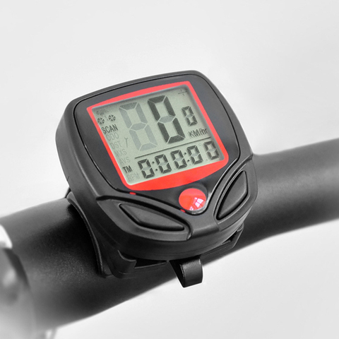 Compteur de vitesse pour vélo, ordinateur numérique LCD, étanche, odomètre, chronomètre ► Photo 1/6