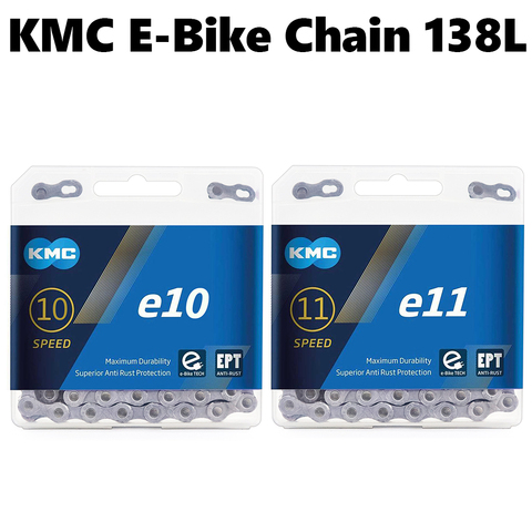 KMC E10/E11 EPT e-bike 10 vitesses 11 vitesses chaîne 136 lien vtt vélo de route 10 s/11 s chaînes antirouille avec chaînon manquant ► Photo 1/6