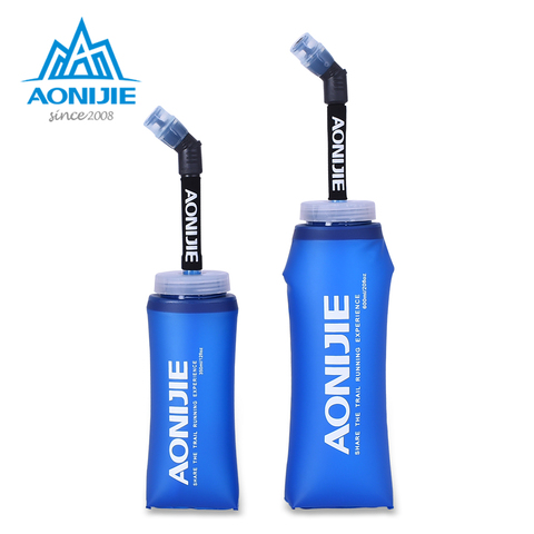 AONIJIE-bouteille d'eau pliable et pliable 350ml/600ml SD13, sans BPA, pour le Jogging, hydratation, vessie ► Photo 1/6