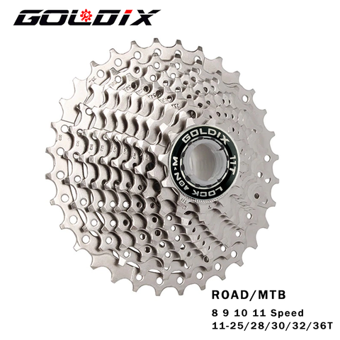 Roue libre de vélo de route GOLDIX 11-25/28/32/34/36T roue libre de roue libre en acier 8/9/10/11S pour Shimano SRAM ► Photo 1/6