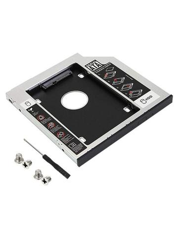 SATA 2nd HDD HD boîtier de disque dur plateau de boîtier de Caddy, universel pour 12.7mm ordinateur portable optique baie lecteur Slot (pour SSD) ► Photo 1/6