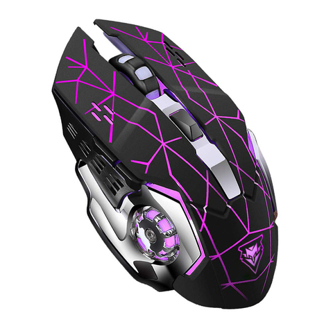 Nouvelle souris sans fil charge souris de jeu muet rétro-éclairé souris mécanique ergonomique optique ordinateur accessoires pour ordinateur portable Pc ► Photo 1/6