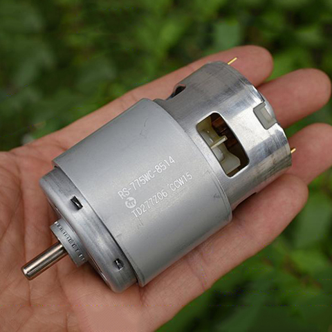 300W Mabuchi RS-775WC moteur à courant continu 12V 14.4V 18V haute vitesse puissance grand couple outil de jardin perceuse électrique moteur 5mm arbre 300W ► Photo 1/6