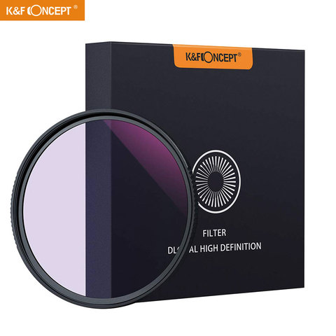 K & F Concept – filtre de lumière nocturne naturel, 52/58/67mm, pour la photographie nocturne ciel/étoile, verre optique multicouche, revêtement Nano ► Photo 1/6