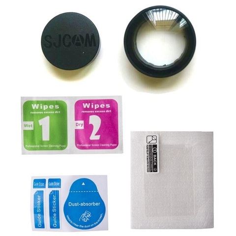 SJCAM Original SJ8 Pro/Plus capuchon d'objectif gratter lentille écran verre Film UV filtre lentille couverture pour SJ8 plongée Action caméra poisson Clownfish ► Photo 1/6