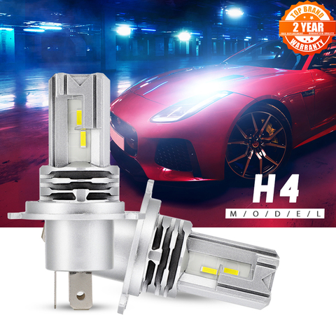 NOVSIGHT-Kit de phares anti-brouillard de voiture, Mini H4 LED H7 ampoules de phares led H9 H8 H11 lampe à LED H7 12v 24v 9005 HB3 9006 HB4 ► Photo 1/6