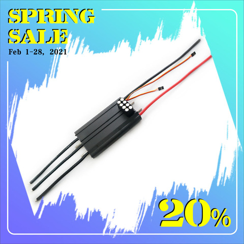 En Stock! Refroidi à l'eau 300A ESC avec Progcard UBEC Programmable pour Planche De Surf Électrique Vignette Électronique Jetski Motorisé Bateau MTSF300A-OPTO ► Photo 1/1