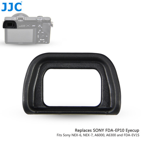 JJC oculaire souple pour SONY A6300 A6100 A6000 NEX-6 NEX-7 remplace FDA-EP10 oeilleton dslr FDA-EV1S viseur électronique ► Photo 1/6