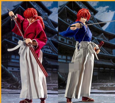 En stock DASIN anime Kenshin HIMURA KENSHIN pvc figurine GT modèle jouet ► Photo 1/3