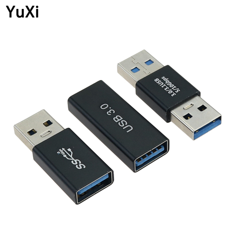 Coupleur USB 3.0 mâle/femelle vers femelle, adaptateur Super rapide, convertisseur d'extension de connexion, 1 pièce, 3.0 ► Photo 1/6