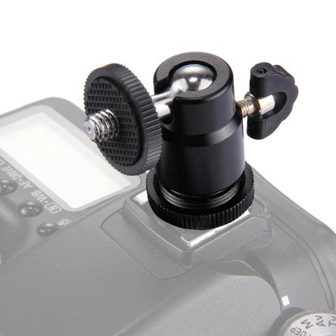 Mini trépied de caméra DSLR pivotant à 360 degrés, support à vis de 1/4 pouces, Mini rotule, L3FE ► Photo 1/6