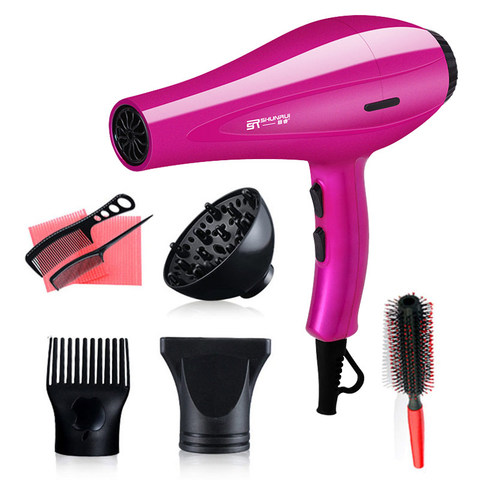 Sèche-cheveux électrique haute puissance, 3200W, vent chaud et froid, outil de coiffure professionnel, Portable, voyage, 43D ► Photo 1/6