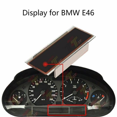 Tableau de bord, écran LCD, pour BMW E46, 323Ci, 325Ci, 328Ci, groupe d'instruments de 00-06 ans ► Photo 1/5