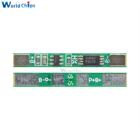 Carte de Protection de batterie au Lithium 1S 3.7V 2,5 a, BMS PCM PCB polymère, Module de Protection contre la surcharge et la décharge Li-ion, 10 pièces ► Photo 1/1