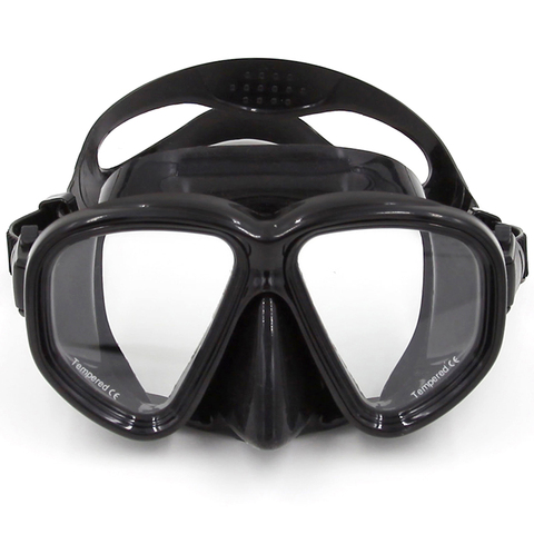 Lunettes de natation, masque de plongée en apnée, équipement de sports aquatiques, verre trempé ► Photo 1/6