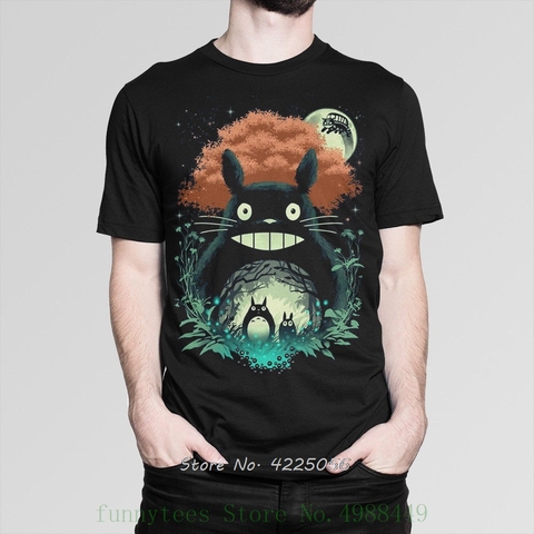 Totoro t-shirt, Studio Ghibli Anime chemise, hommes femmes col rond coton t-shirt Kawaii t-shirts hauts ► Photo 1/2