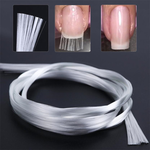 5M Nail Art Fiber de verre pour Gel UV bricolage forme d'ongle fibre de verre ► Photo 1/5