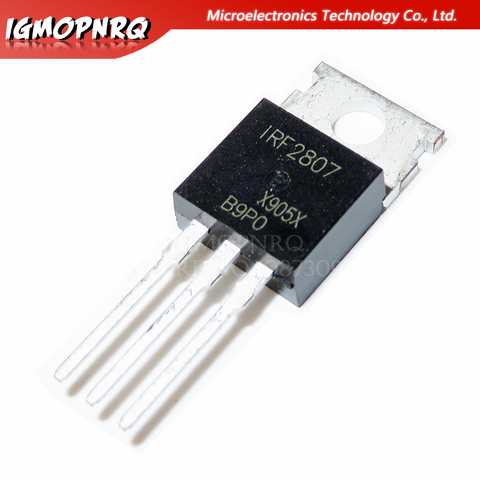 MOSFET N 75V 82A à-220, 10 pièces, nouveau, original, livraison immédiate, IRF2807, IRF2807PBF ► Photo 1/1