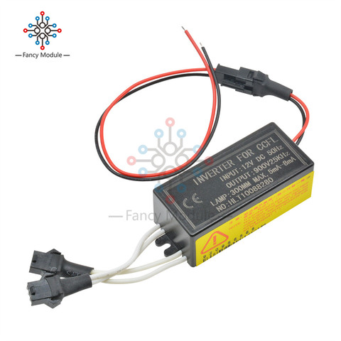 Cc 12V à 900V CCFL onduleur connexion mâle Ballast inverseur de rechange pour CCFL Angel Eyes Halo anneaux Kit 4 sorties connexion mâle ► Photo 1/6