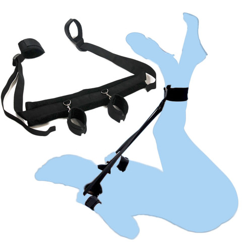 Menottes de collier BDSM, jouet sexuel pour femme, jouet de Bondage, sangle de retenue fétiche Sexy, anneau de cou, jambes, espaceur de règle, cosplay ► Photo 1/6