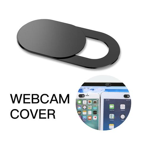 Couvercle de WebCam en plastique noir universel, autocollant de confidentialité pour IPhone, ordinateur portable, téléphone portable ► Photo 1/6