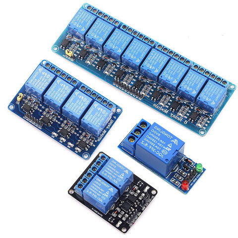 Module de relais 5v 12v 1 2 4 6 8 canaux avec sortie de relais optocoupleur pour Arduino, en stock ► Photo 1/6