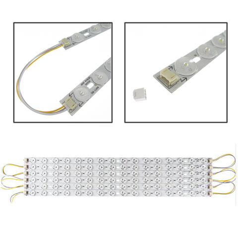 Plafonnier LED 2835 à trois couleurs, 4/6/8W, 5 à 20 pièces, Module d'éclairage de plafond, barre lumineuse, pour remontage d'un ancien Tube ► Photo 1/6