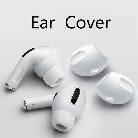 2 pièces housse de étui pour écouteurs pour Airpods Pro Silicone anti-dérapant doux écouteurs écouteurs capuchon pour Apple Airpods Pro 3 accessoires ► Photo 1/6