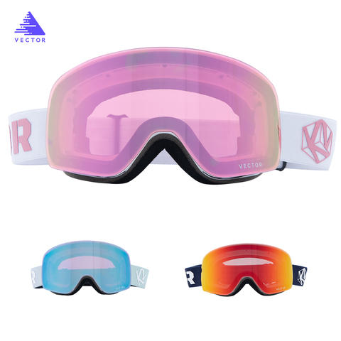 OTG Ski lunettes Snowboard masque pour hommes femmes Ski lunettes cylindrique UV400 neige Protection sur lunettes pour adulte petit visage ► Photo 1/6