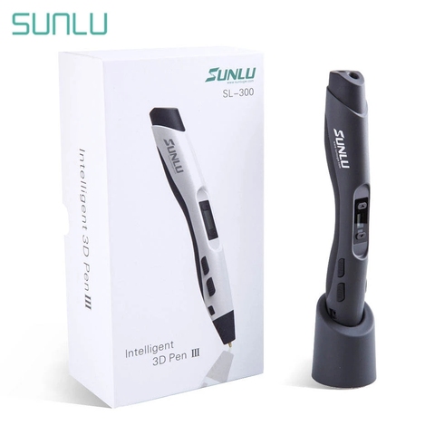 SUNLU-SL-300-stylo d'impression 3D avec fiche, Support de Filament PLA/ABS, 1.75mm, cadeau d'anniversaire de noël ► Photo 1/6